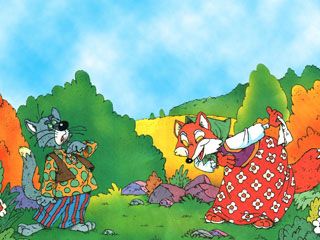 Бродил Кот по лесу и встретил Лису