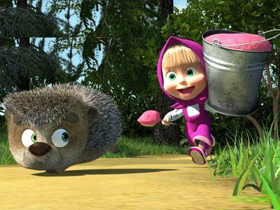 Бедный Ежик, Слушать песню из мультфильма Маша и медведь, онлайн и текстом