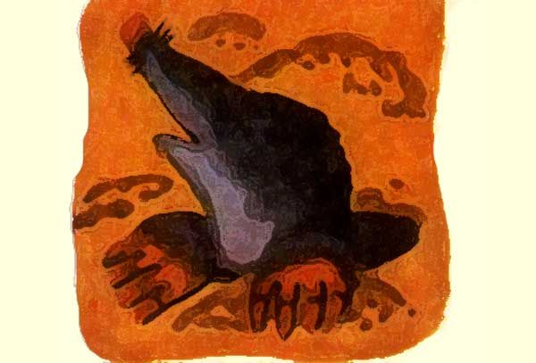 крот всю жизнь проводит в земле