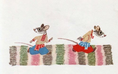 Круть и Верть вылезают из-за стола