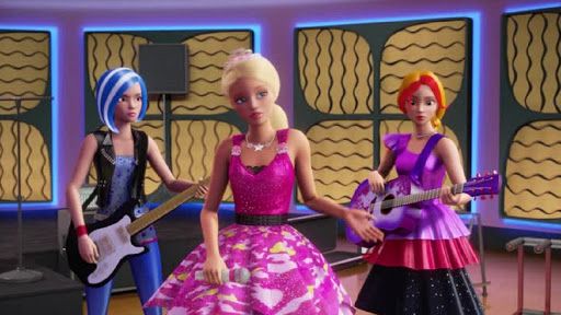 Лагерь нас позвал, Слушать из мультфильма Барби Рок-принцесса, песню и текстом