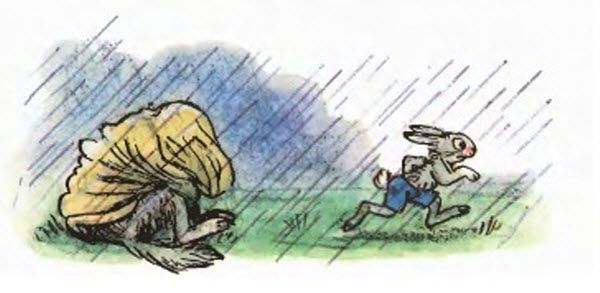 тут-то и пригодился зайцу пустой мешок