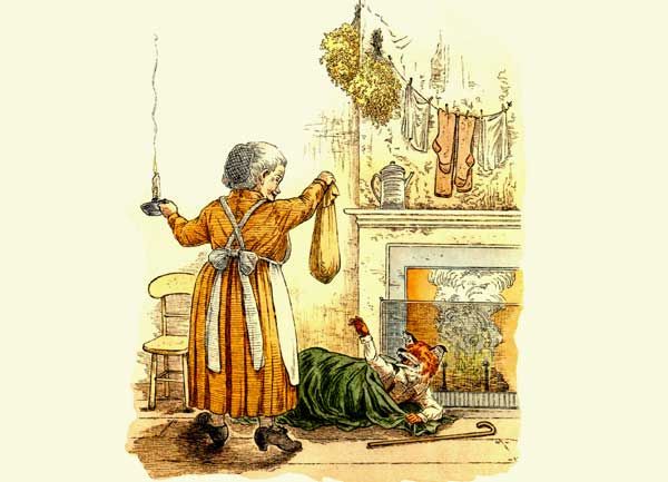 Добрая женщина сжалилась над ним