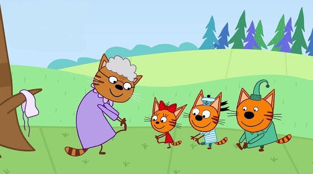 Зарядка, Слушать из мультфильма Три кота, песню и текстом